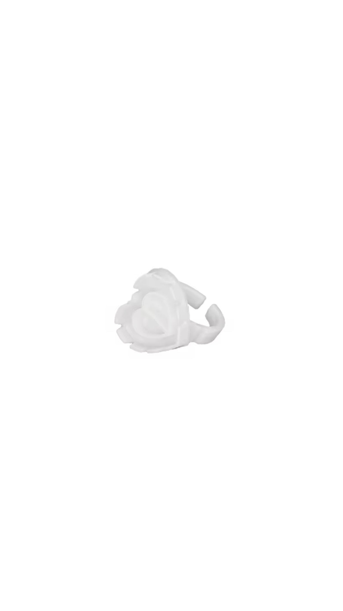 Heart-shaped glue rings