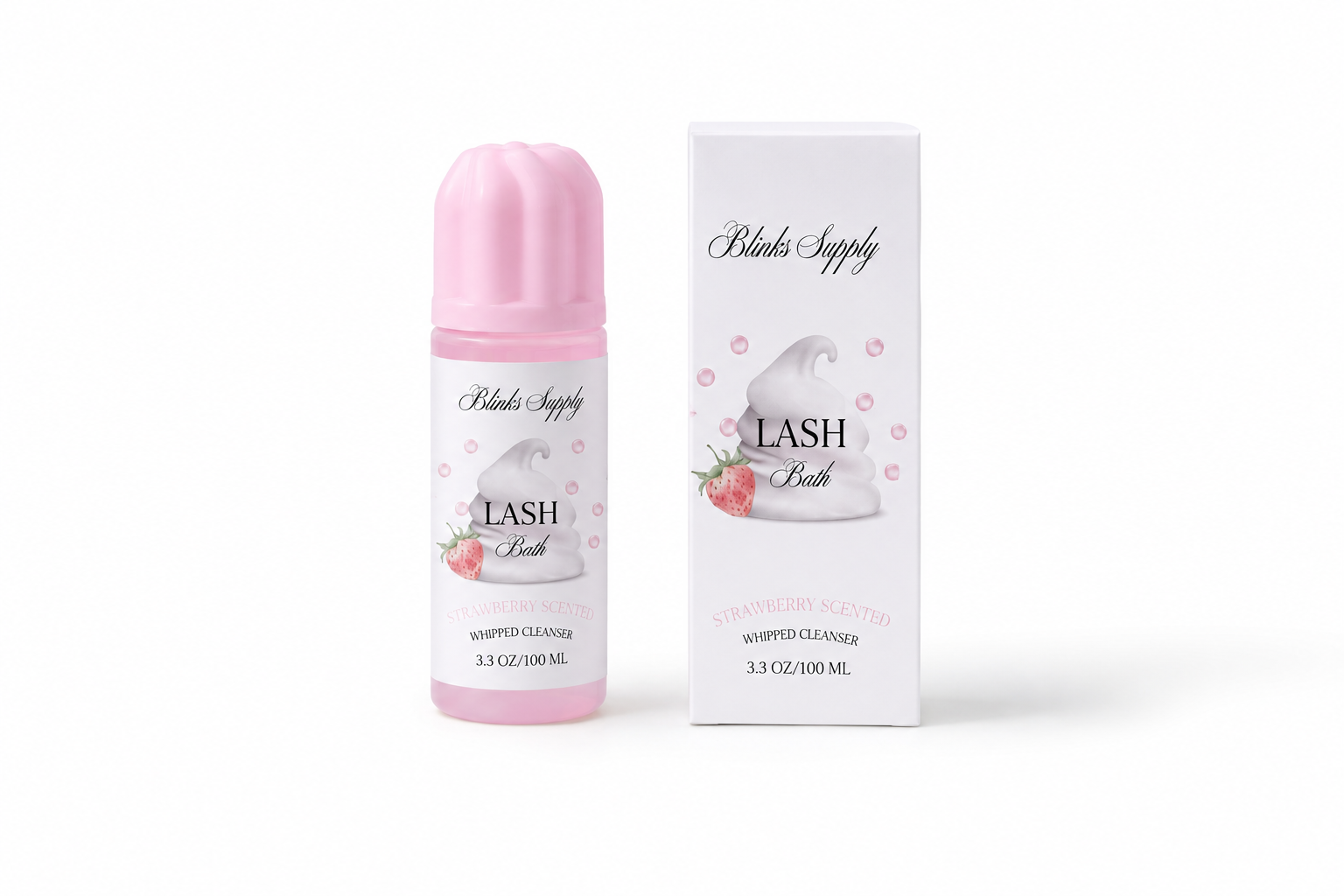 Whipped lash shampoo
